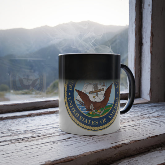 US Navy Color Changing Mug