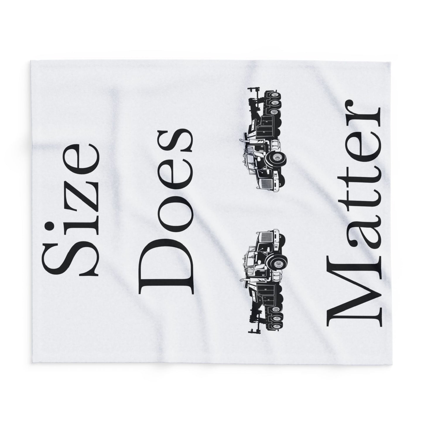 Size Does Matter Arctic Fleece Blanket