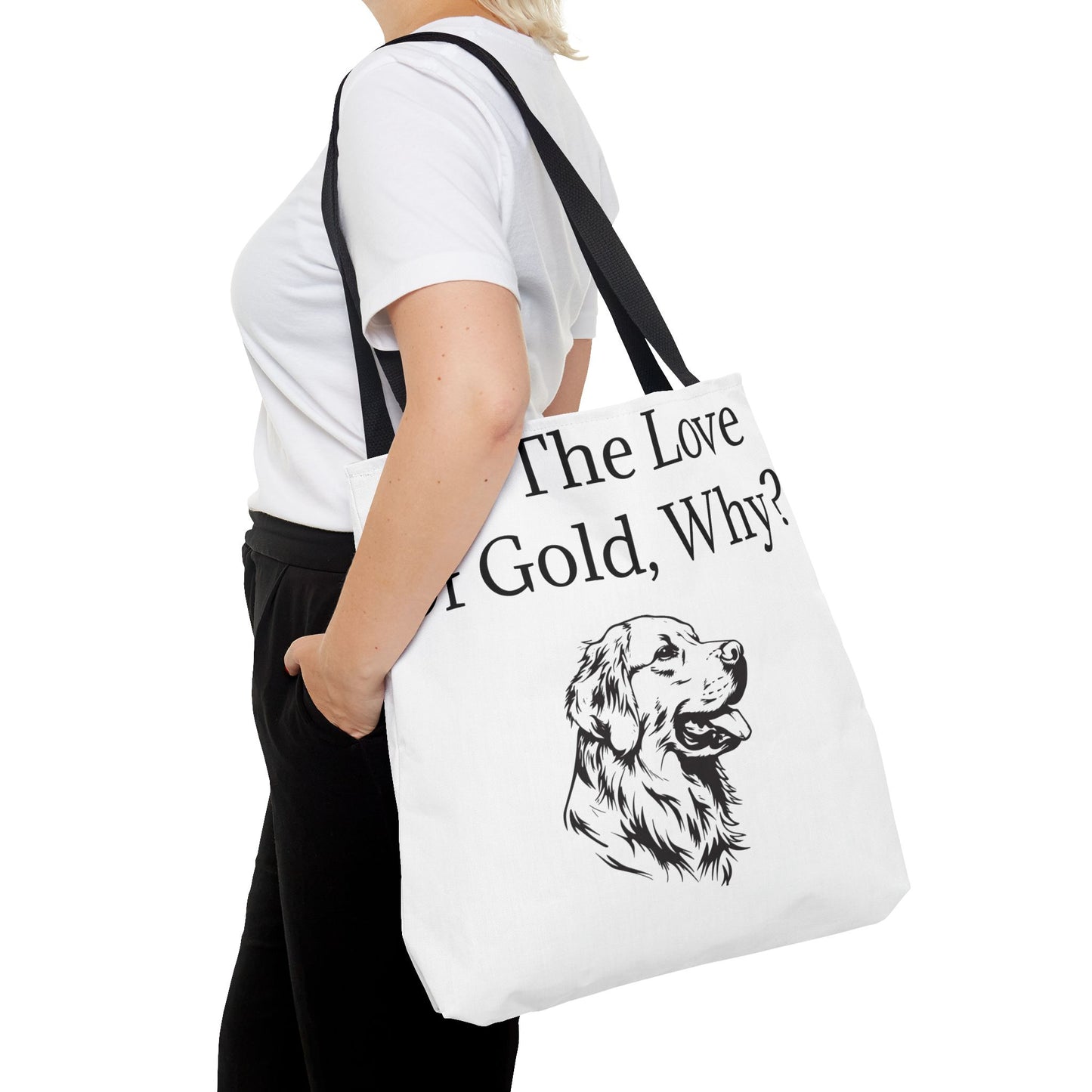 For The Love Of Gold Tote Bag