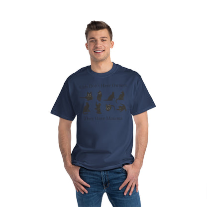 Cat Minions Men's Short-Sleeve Crewneck Tee