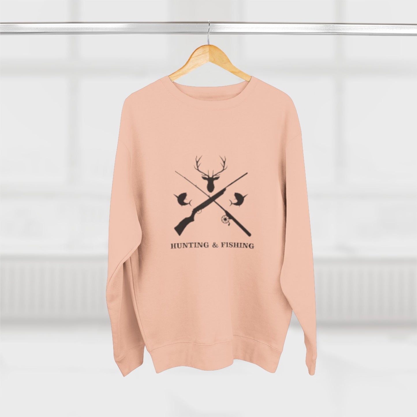 Hunting/Fishing Unisex Crewneck Sweatshirt