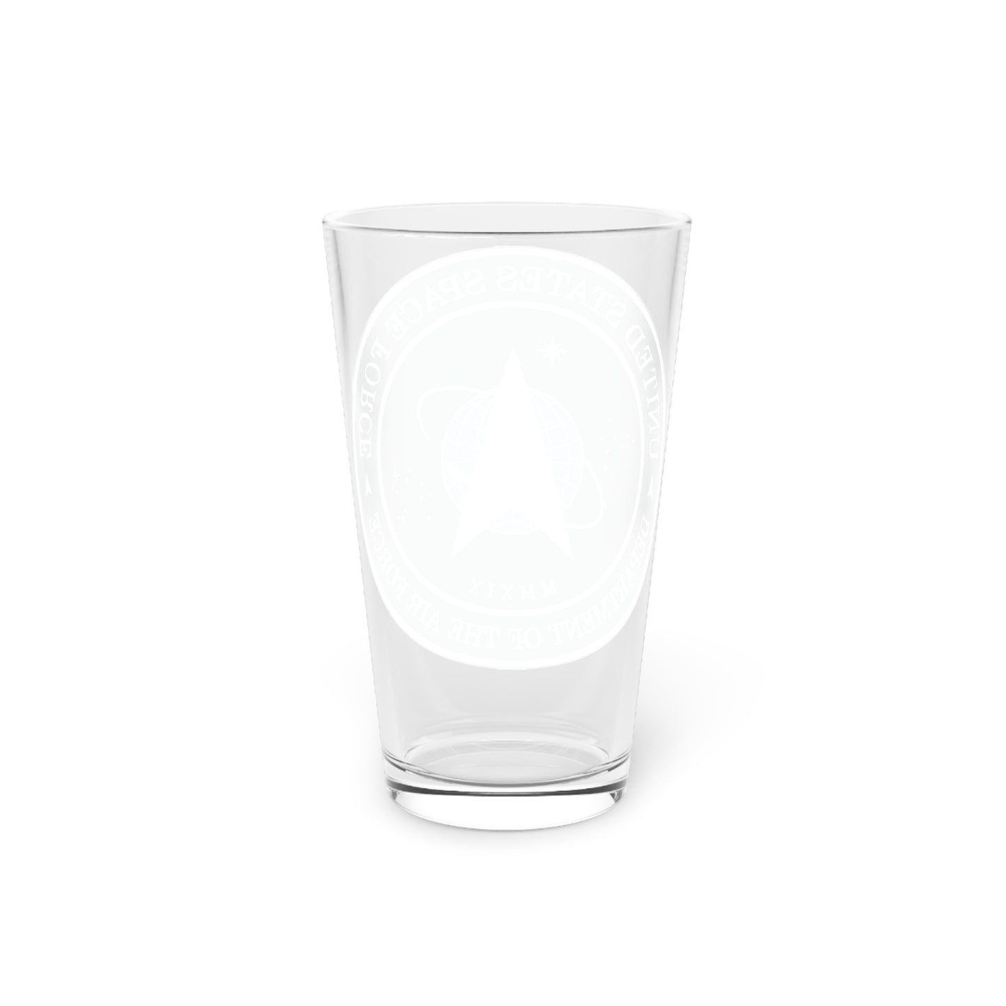 US Space Force Drinking Glass