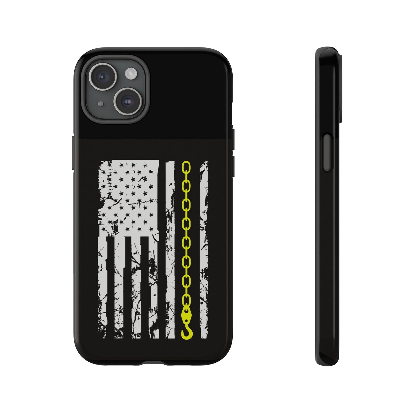 Thin Yellow Line iPhone Case