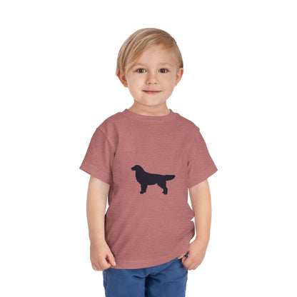 Golden Silhouette Toddler Unisex Short Sleeve Crewneck Tee