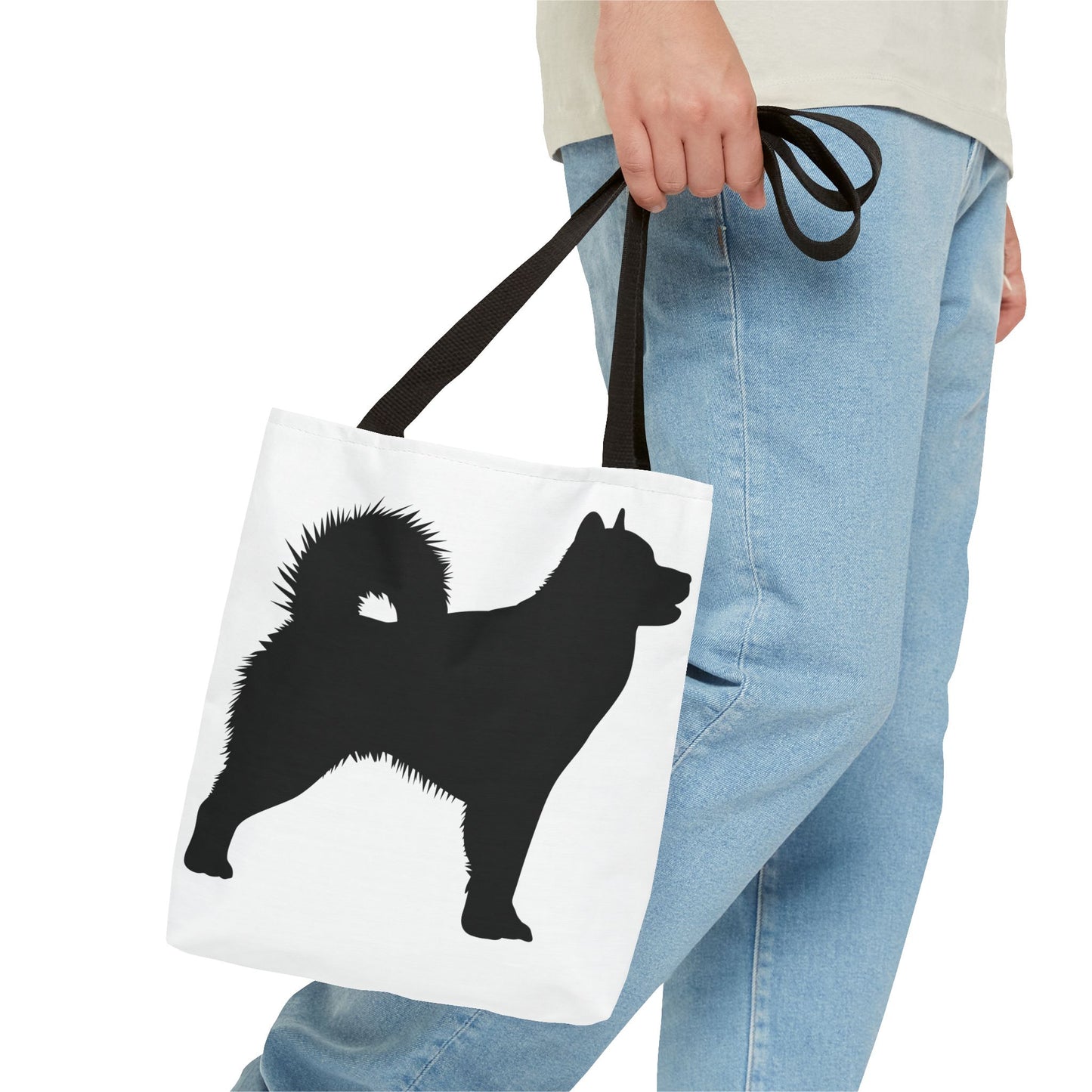Malamute Silhouette Tote Bag