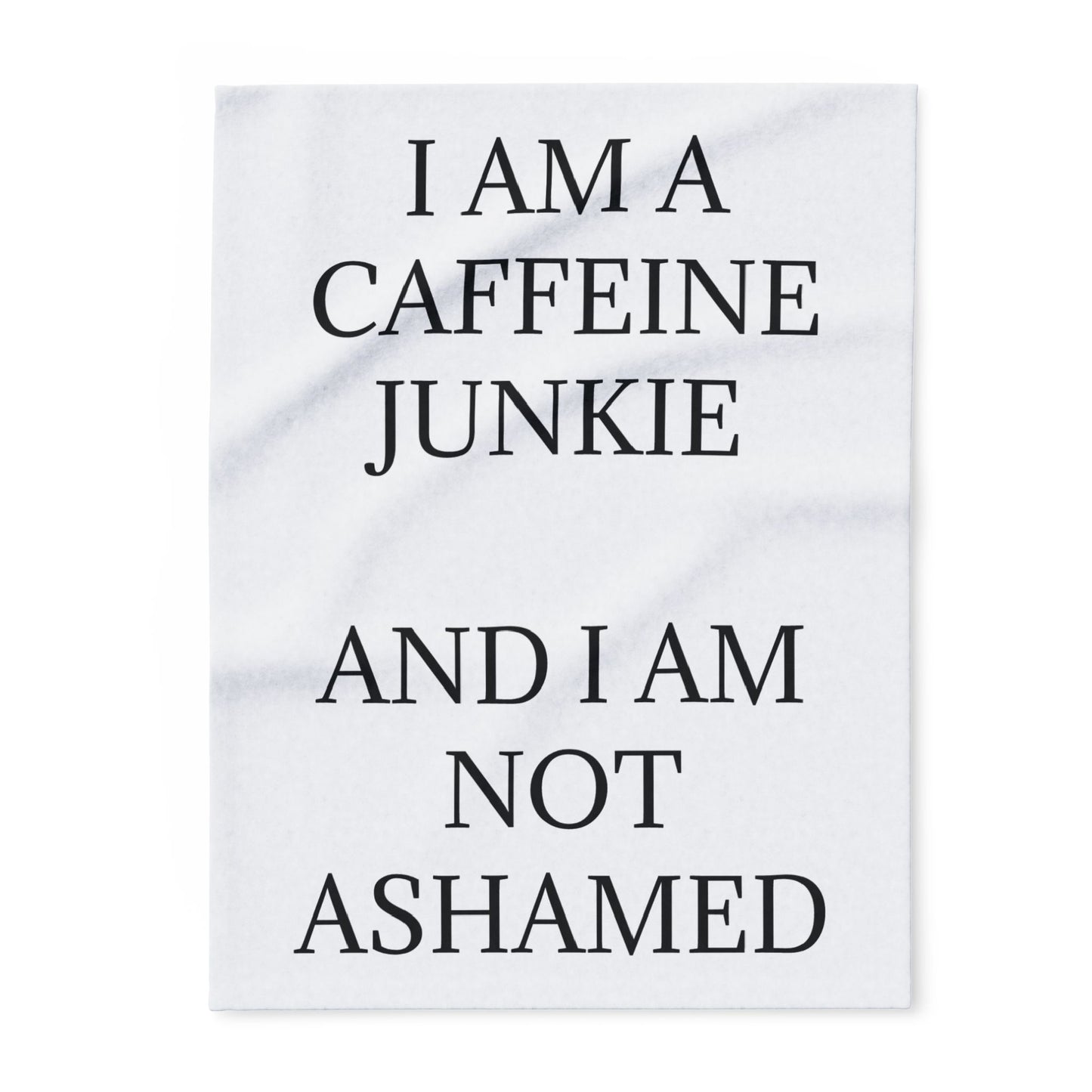 Caffeine Junkie Arctic Fleece Blanket