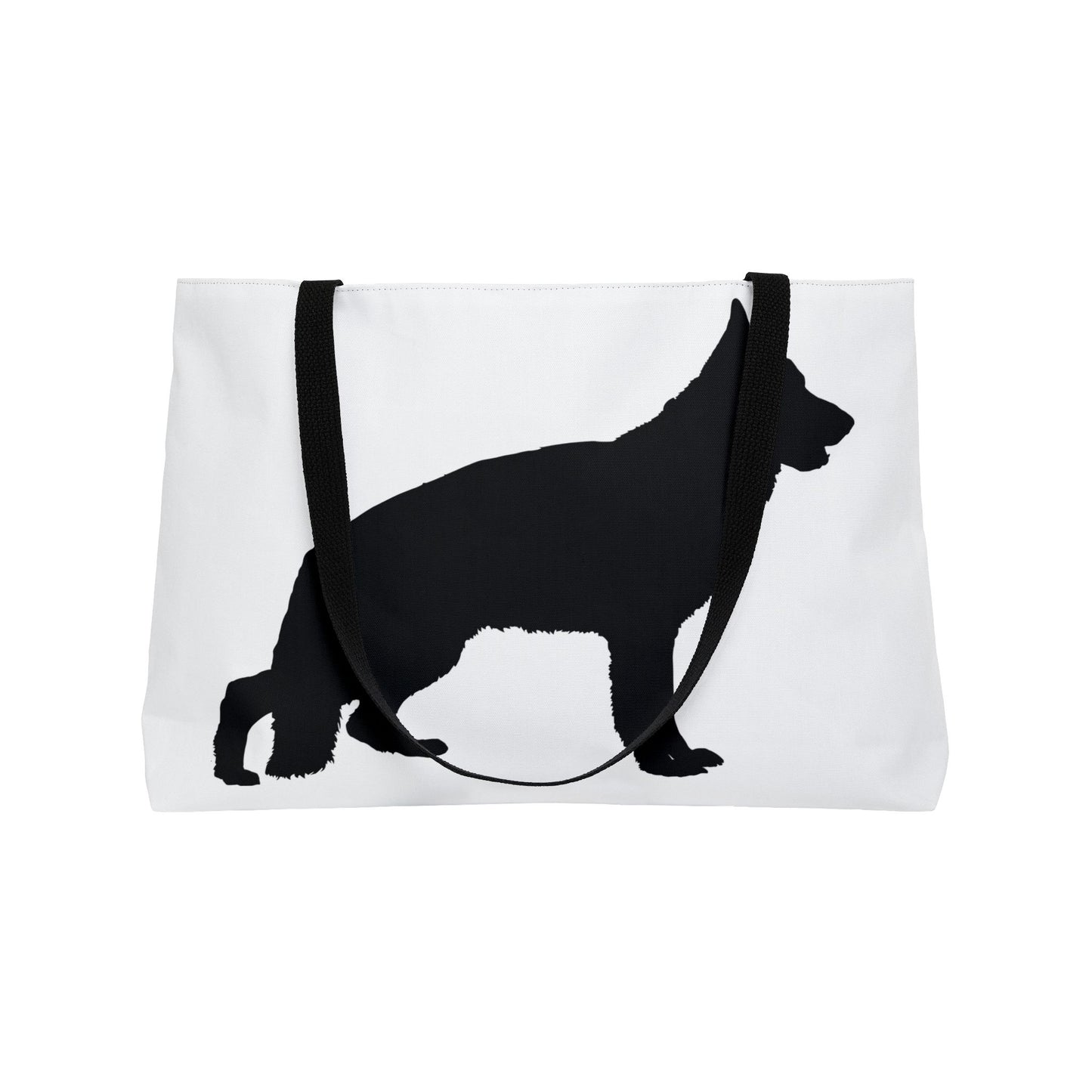 German Shepherd Silhouette Weekender Tote Bag