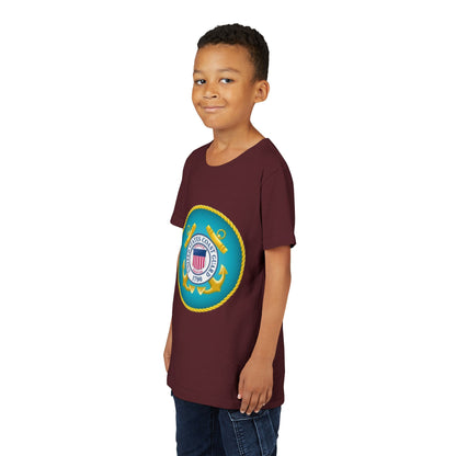 US Coast Guard Youth Unisex Short Sleeve Crewneck Tee