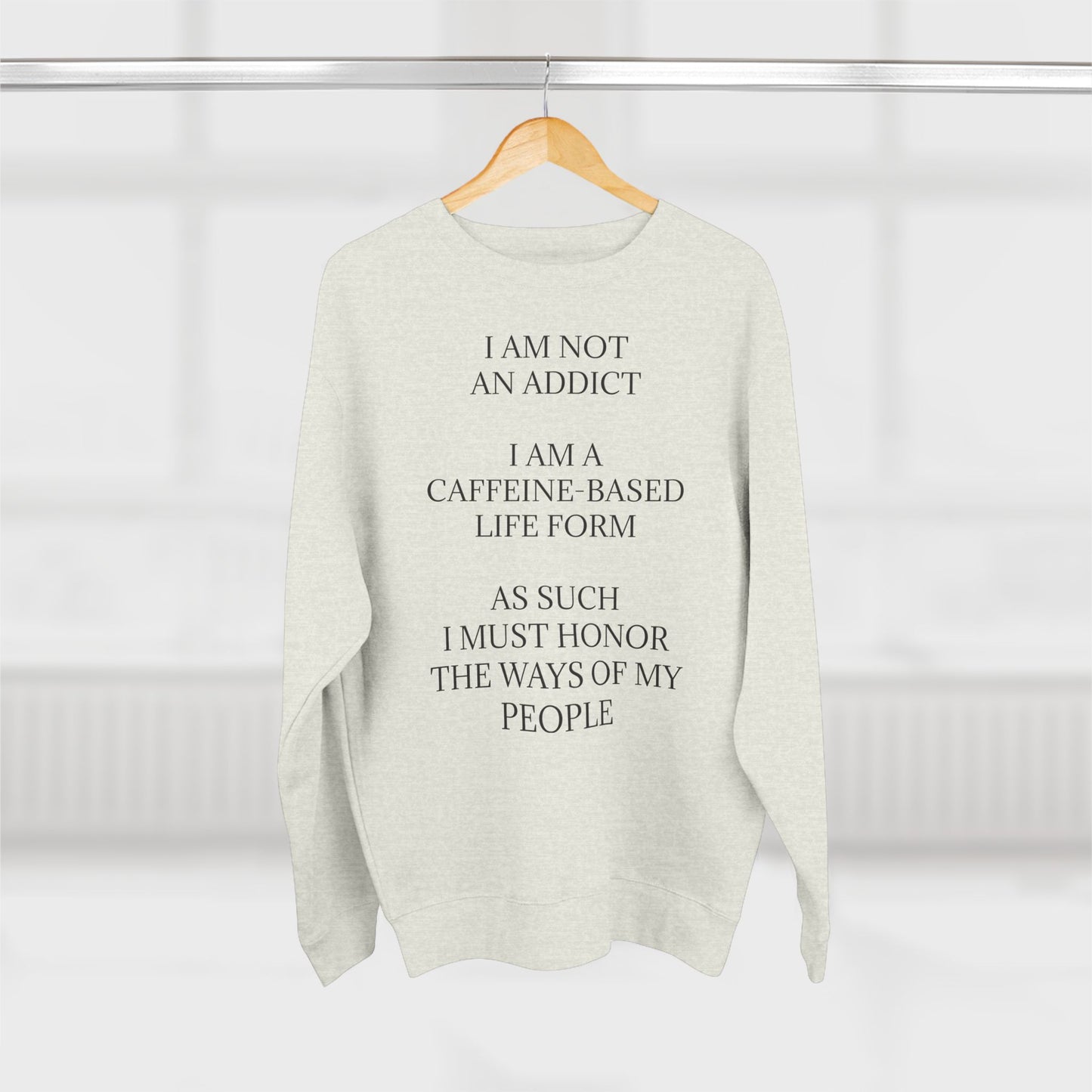 Not An Addict Unisex Crewneck Sweatshirt