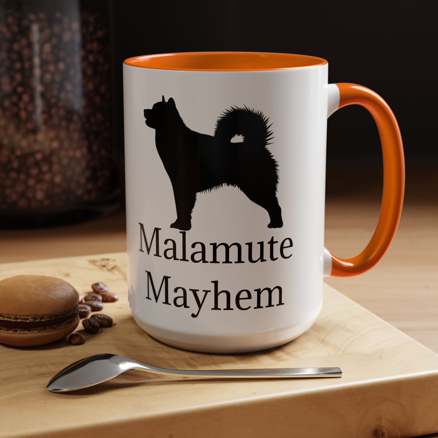 Malamute Mayhem 2-Tone Coffee Mug