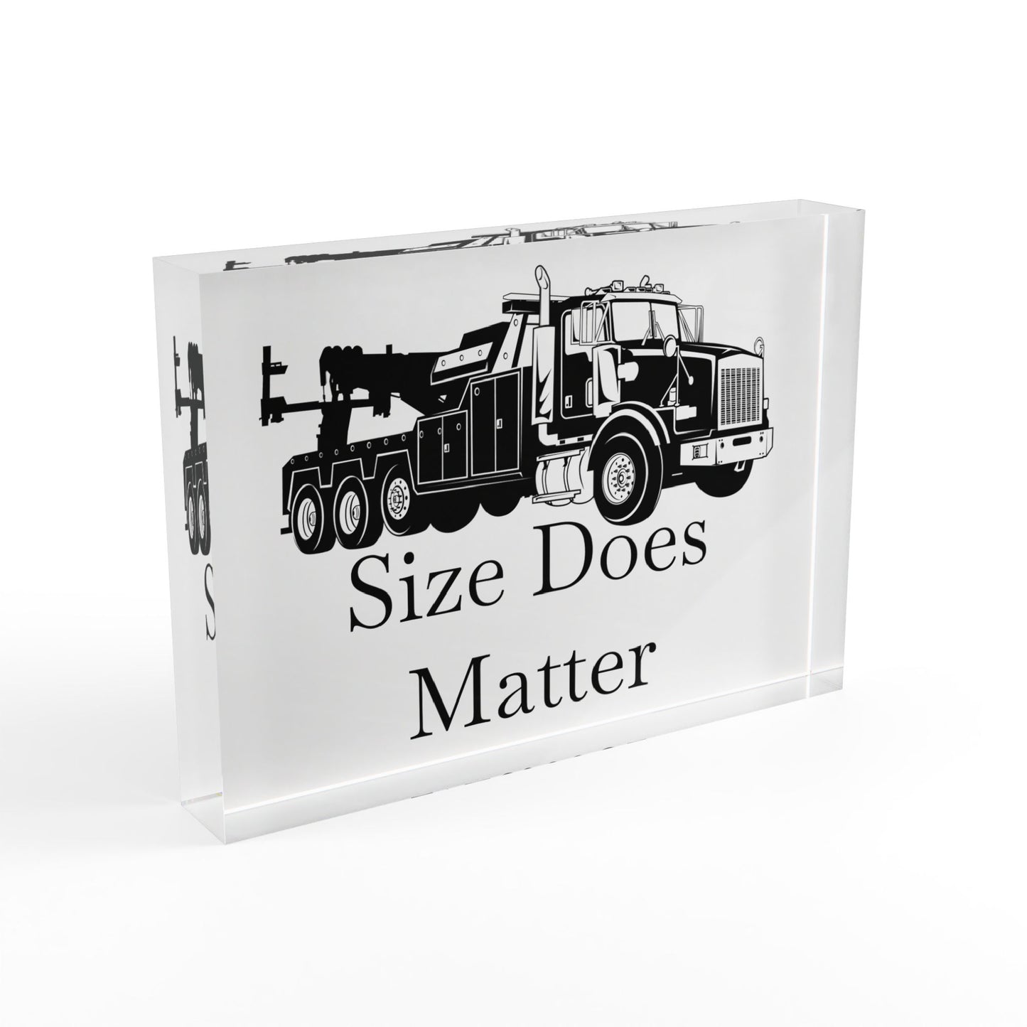 Size Does Matter Acrylic Photo Block