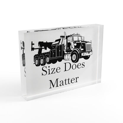 Size Does Matter Acrylic Photo Block