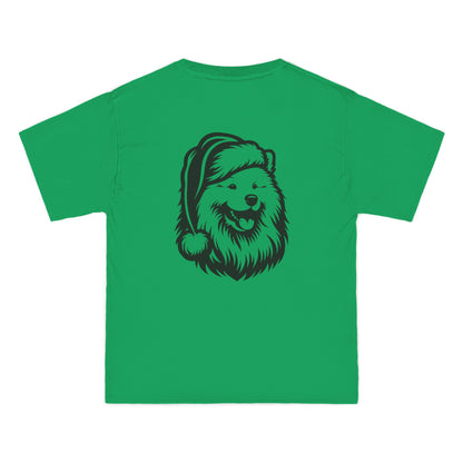 Santa Paws Samoyed Men's Short-Sleeve Crewneck Tee
