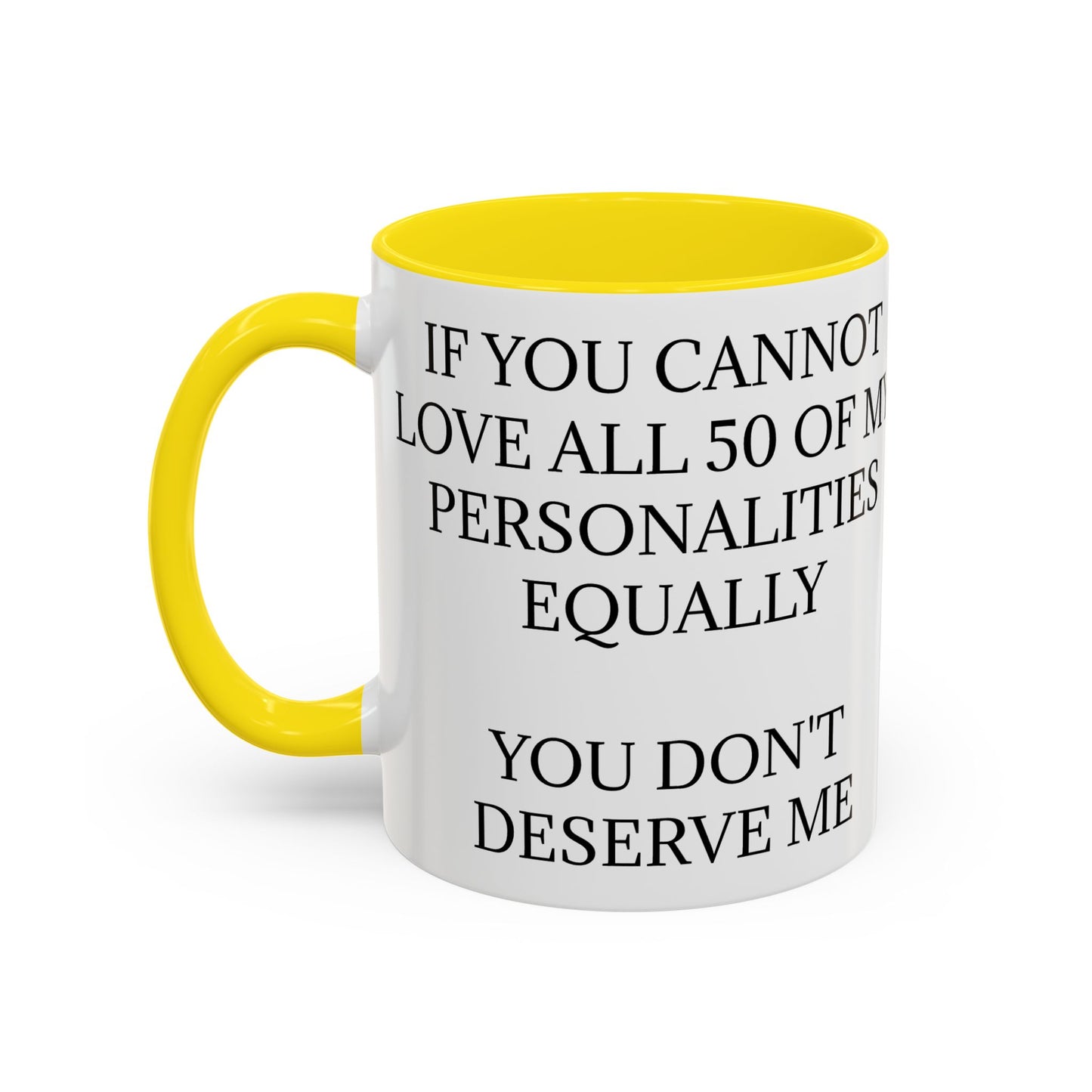 50 Personalities 2-Tone Coffee Mug