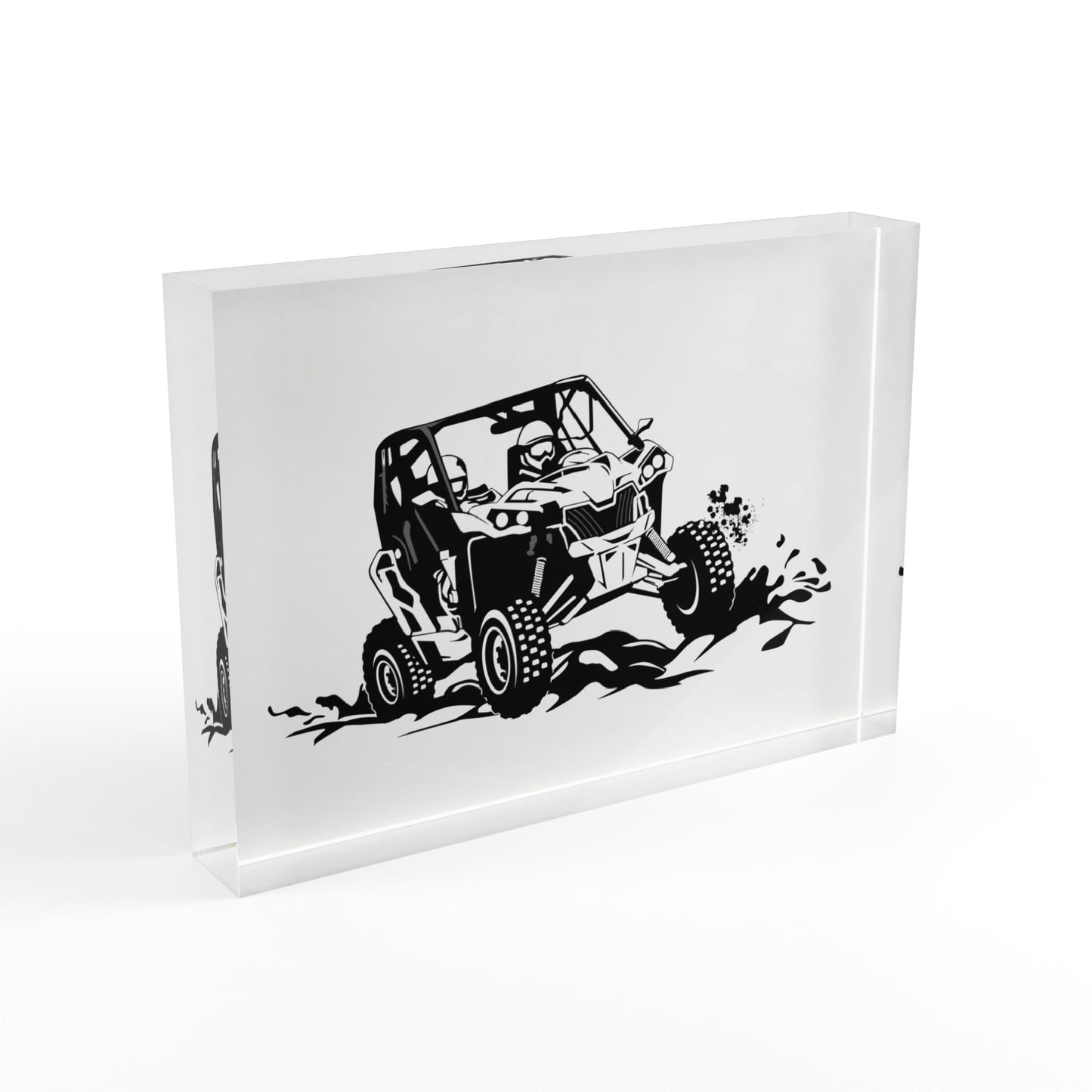 Slingin' Mud Side By Side Acrylic Photo Block