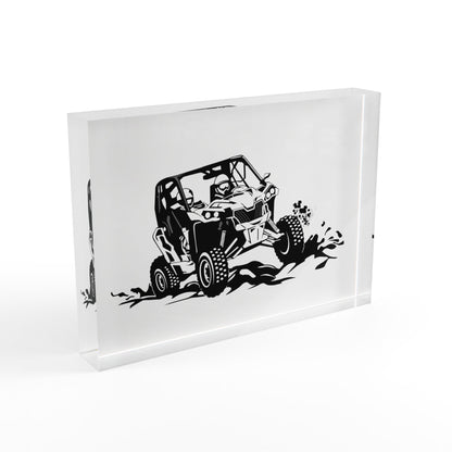 Slingin' Mud Side By Side Acrylic Photo Block