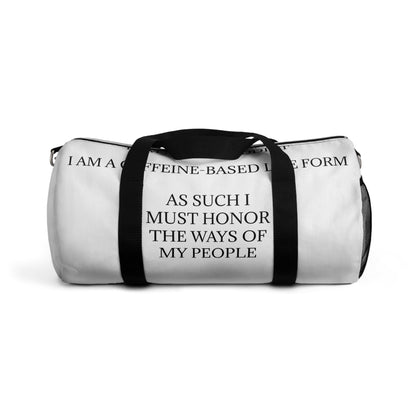 Not An Addict Duffel Bag