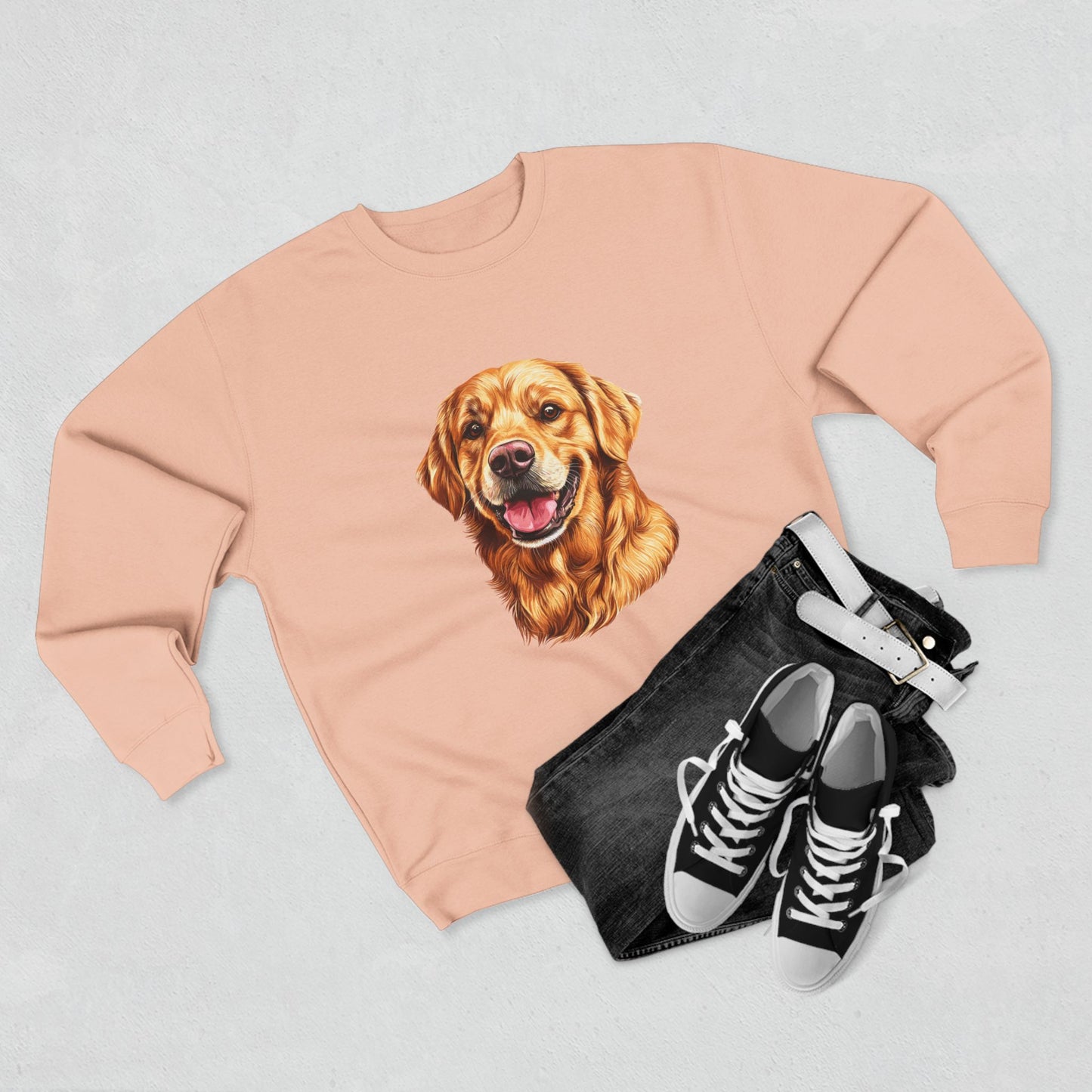 Golden Head Unisex Crewneck Sweatshirt