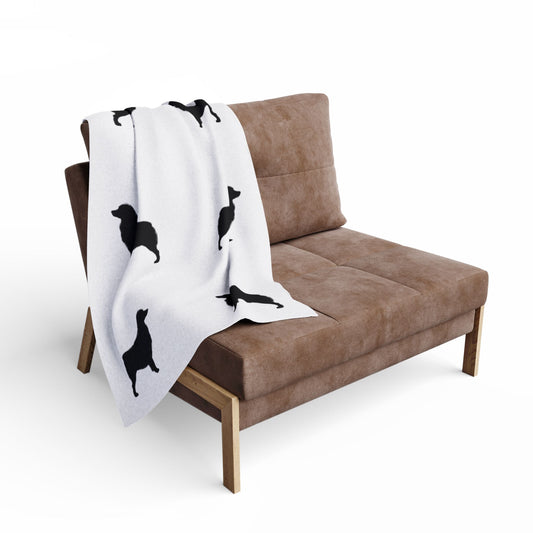 Aussie  Silhouette Arctic Fleece Blanket