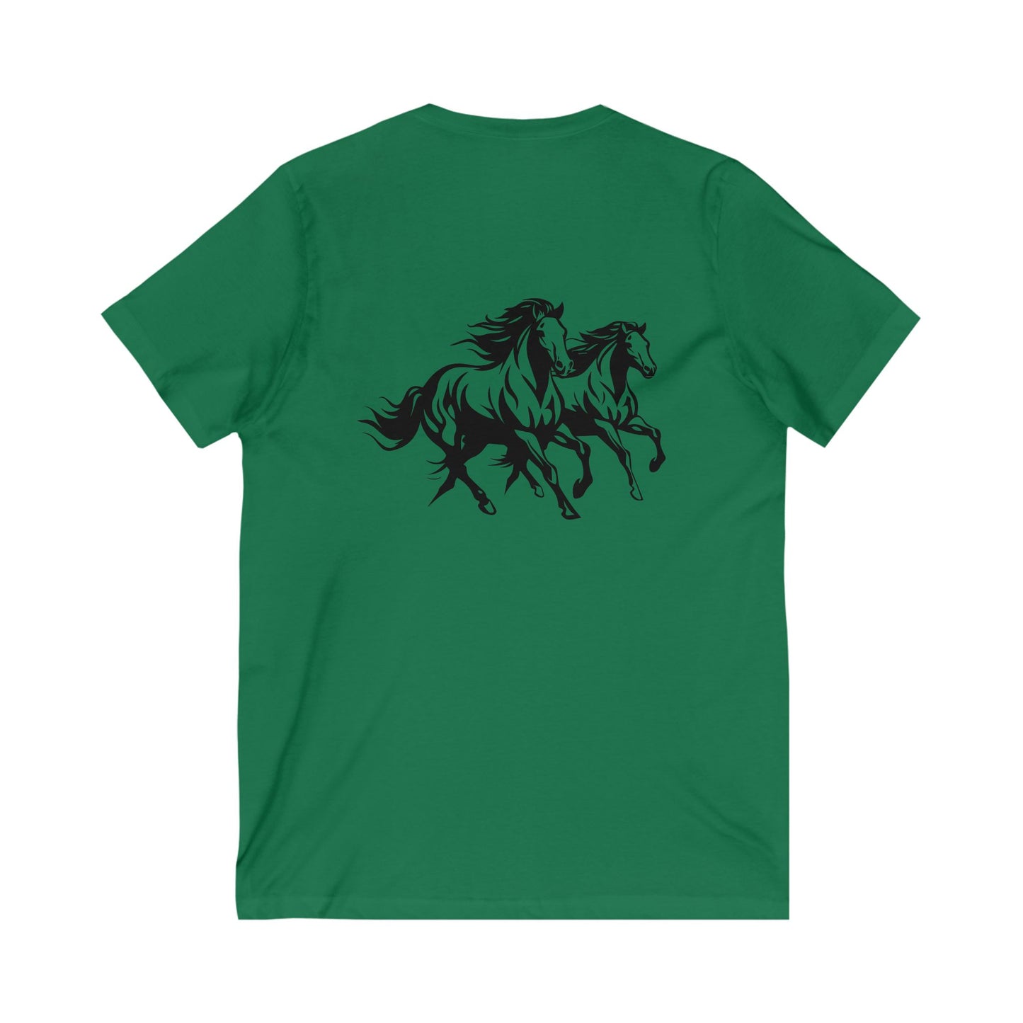 Horsin' Around Unisex Short Sleeve V-Neck Tee