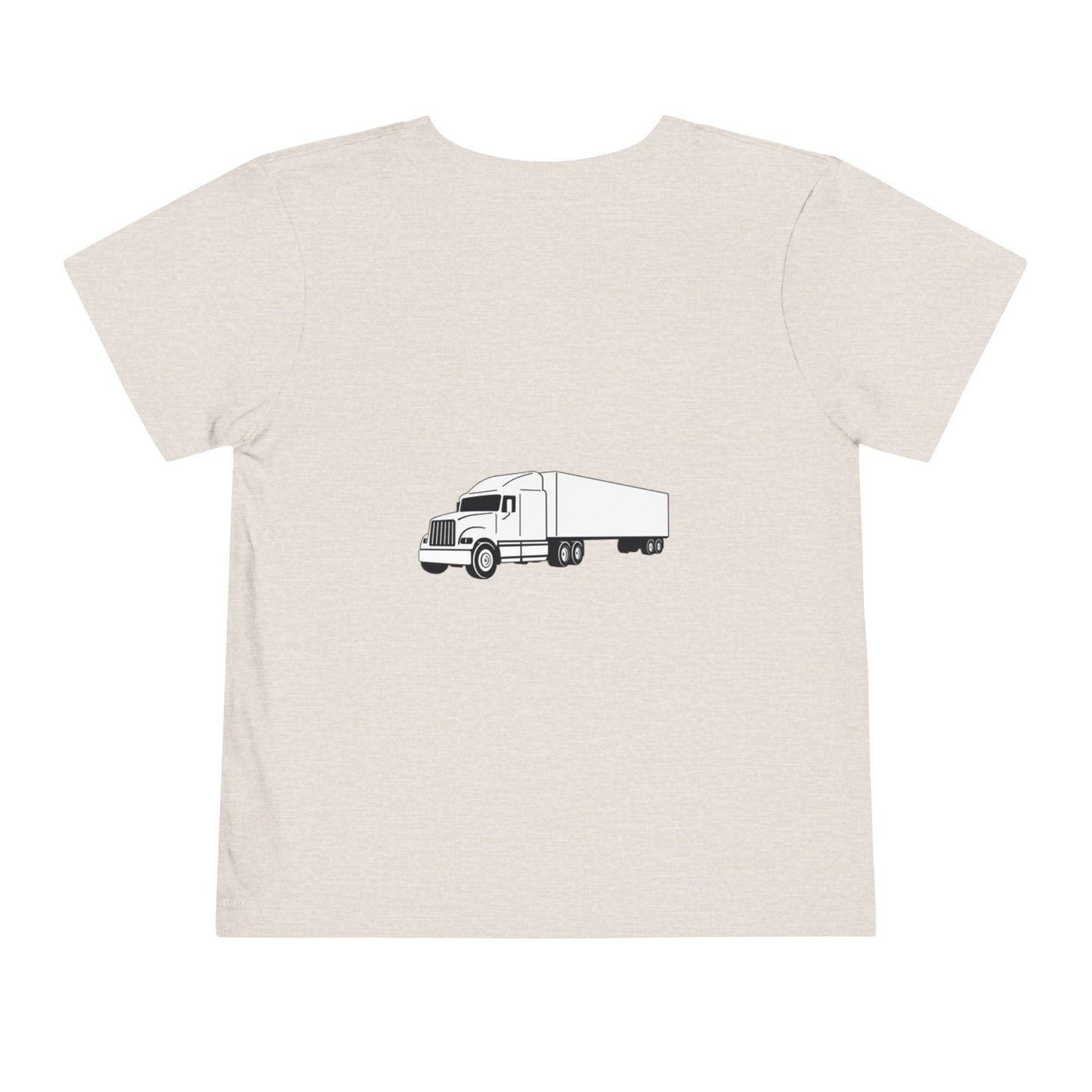 Semi Truck Toddler Unisex Short Sleeve Crewneck Tee