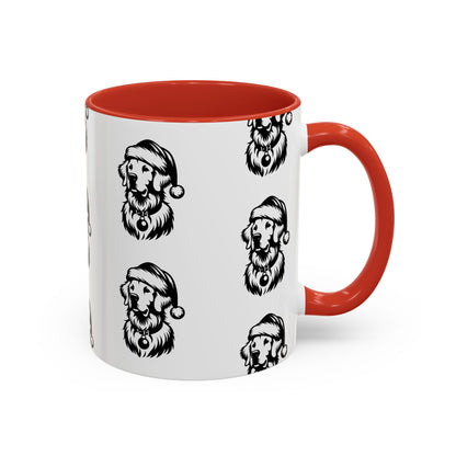 Santa Paws Golden 2-Tone Coffee Mug