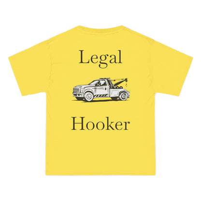 Legal H**ker Wheel Lift Tow Truck Men's Short-Sleeve Crewneck Tee