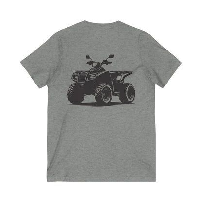 Off The Beaten Path Quad Unisex Short Sleeve V-Neck Tee