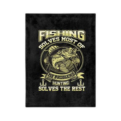 Problem Solving Velveteen Microfiber Blanket