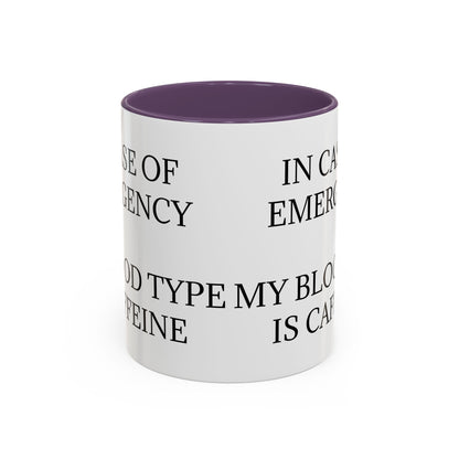Blood Type 2-Tone Coffee Mug