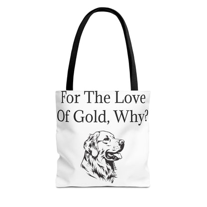 For The Love Of Gold Tote Bag