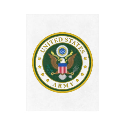 US Army Velveteen Microfiber Blanket