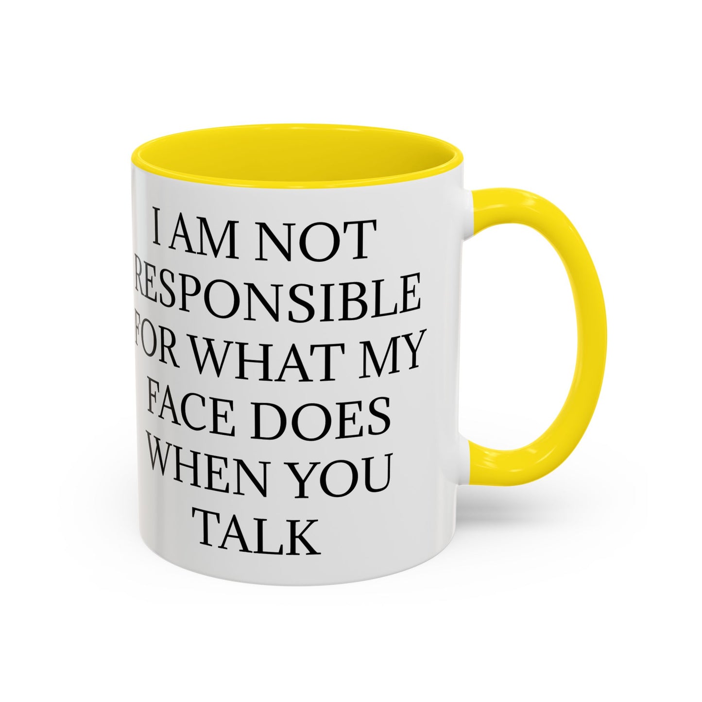 When You Talk 2-Tone Coffee Mug