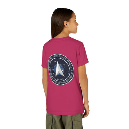US Space Force Youth Unisex Short Sleeve Crewneck Tee