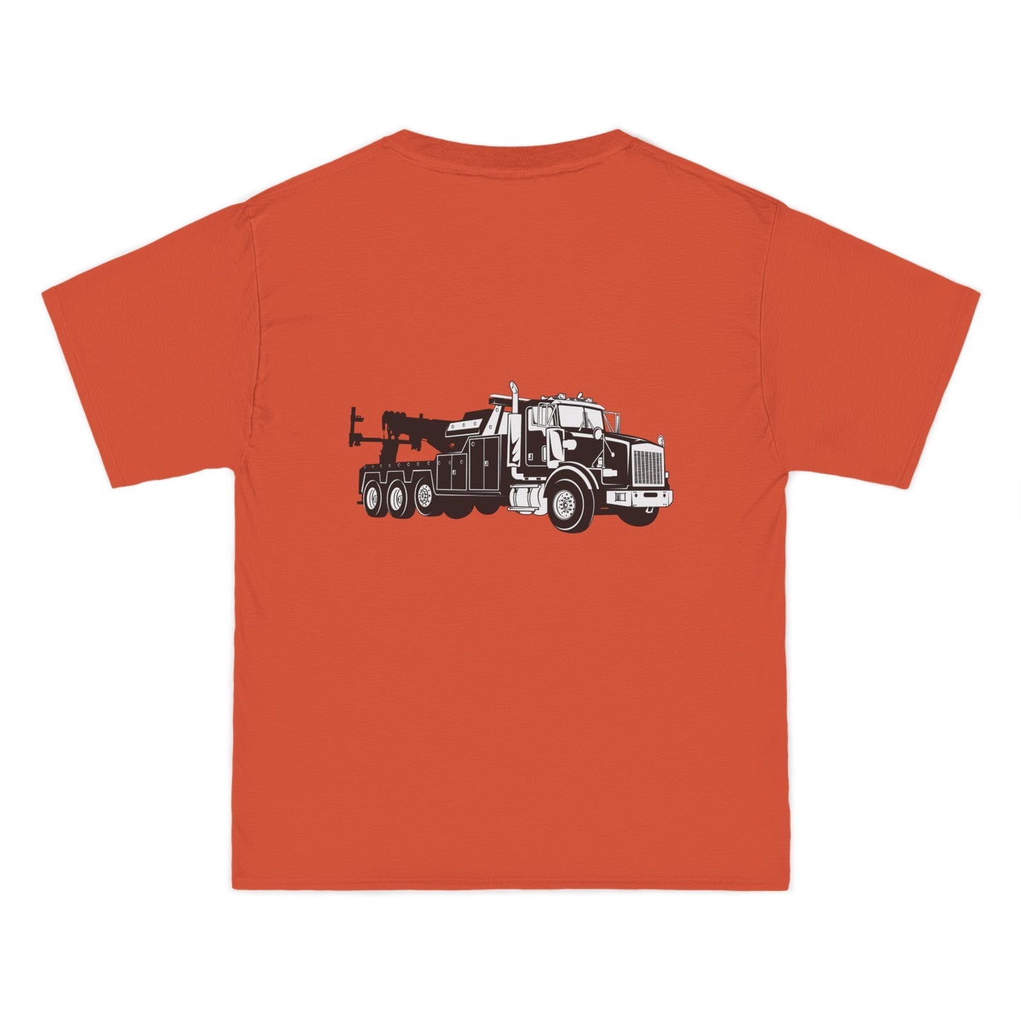 Heavy Tow Truck Men's Short-Sleeve Crewneck Tee