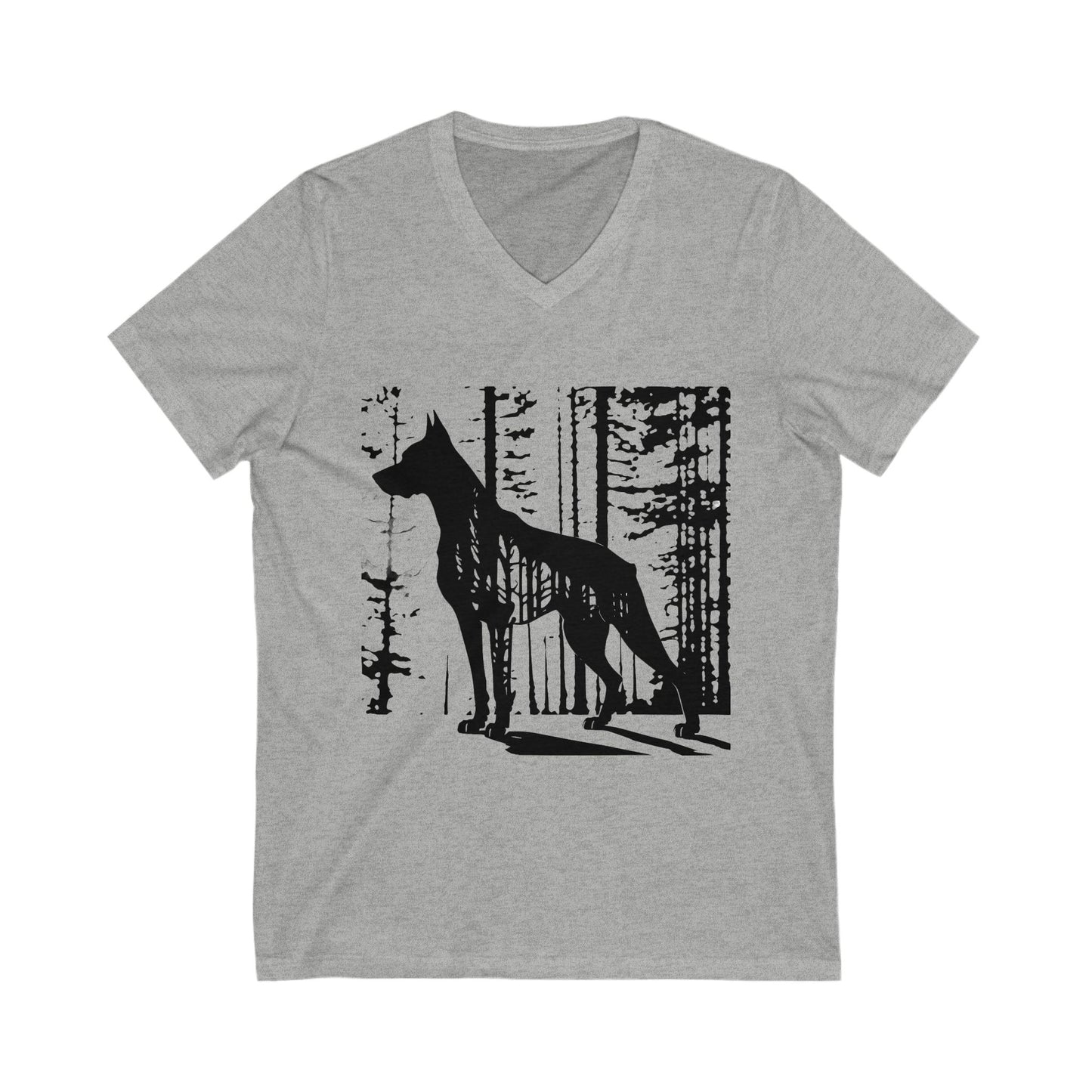Guardian Of The Forest Unisex Short Sleeve V-Neck Tee