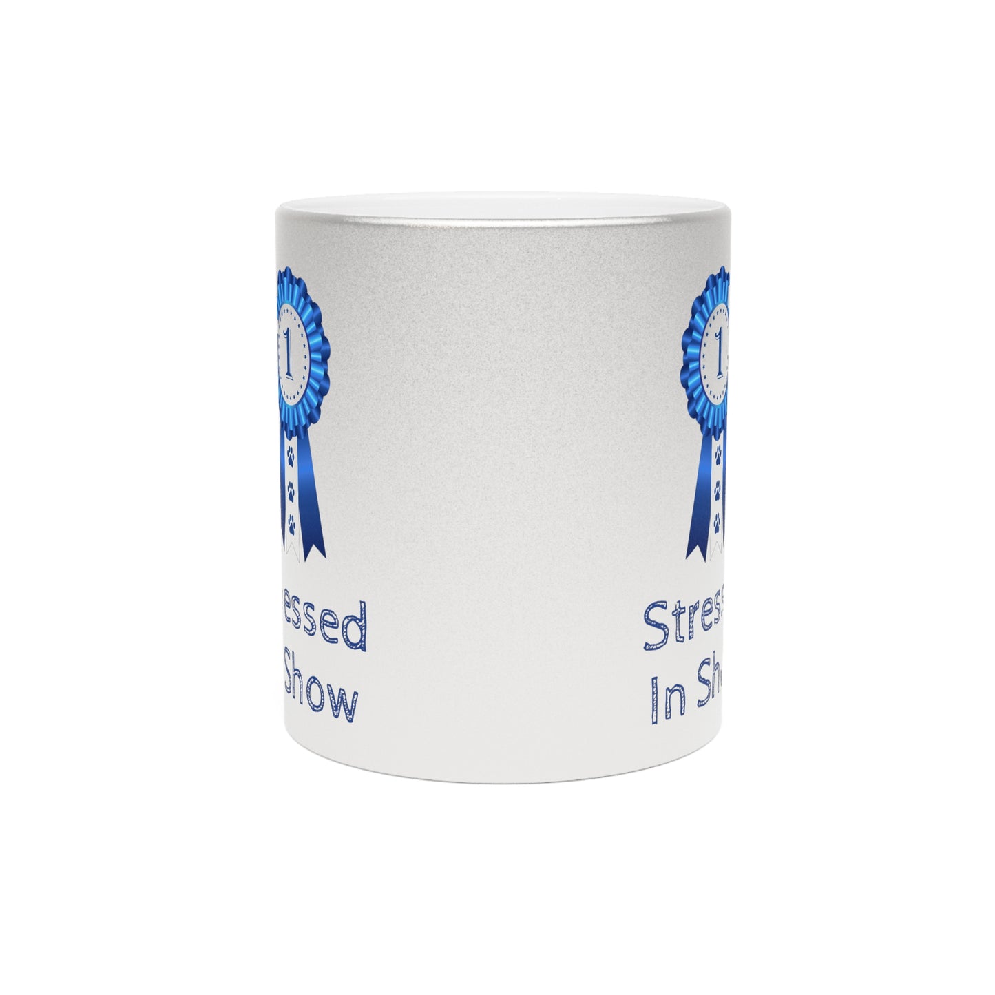 Stressed In Show Metallic Coffee Mug