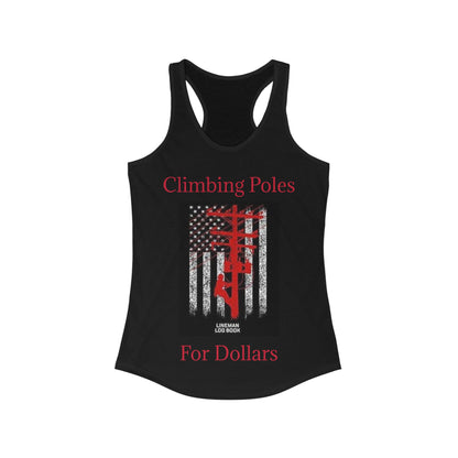 Climbing Poles Women's Racerback Tank