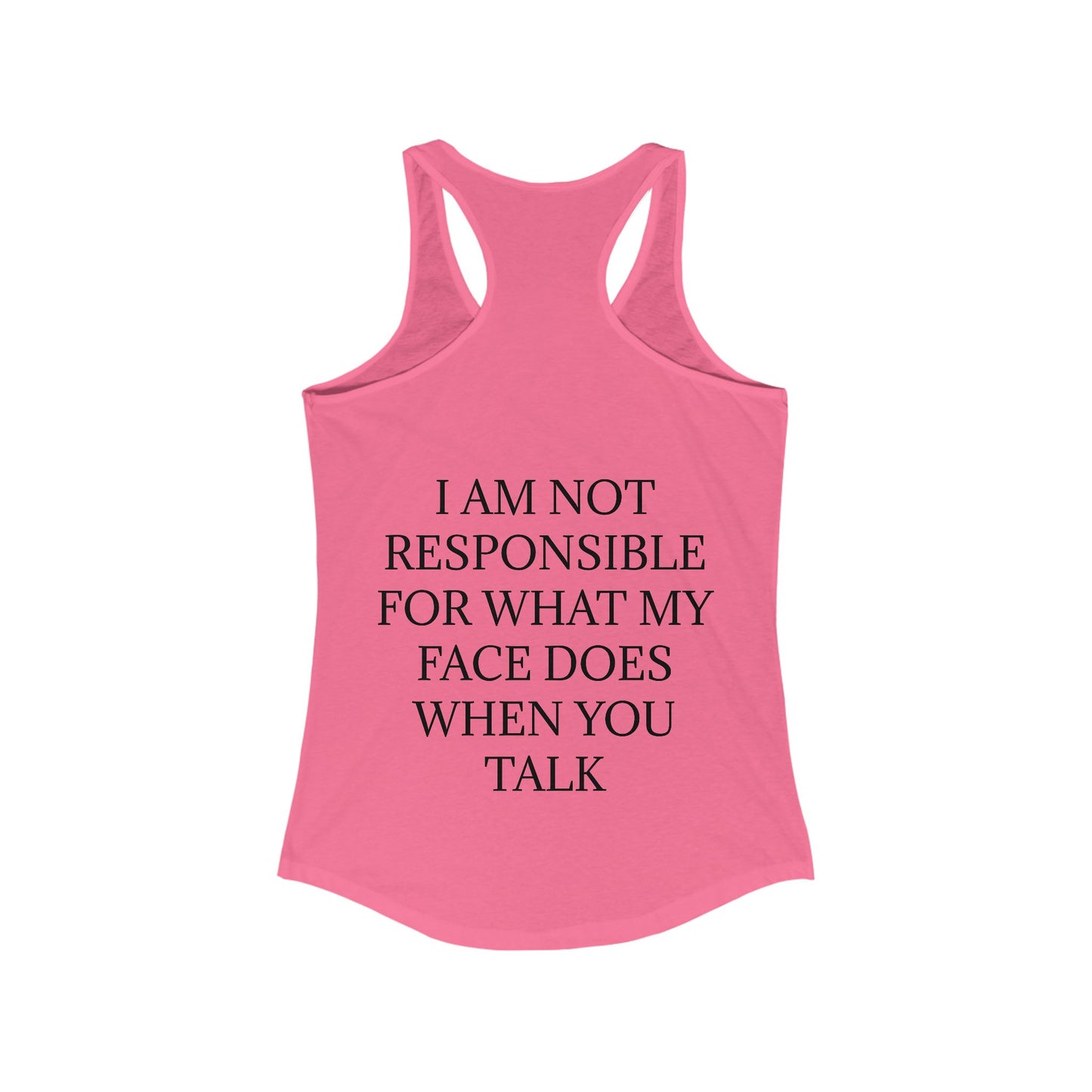 When You Talk Women's Racerback Tank