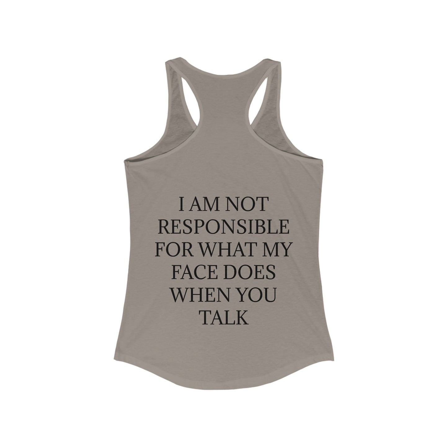 When You Talk Women's Racerback Tank
