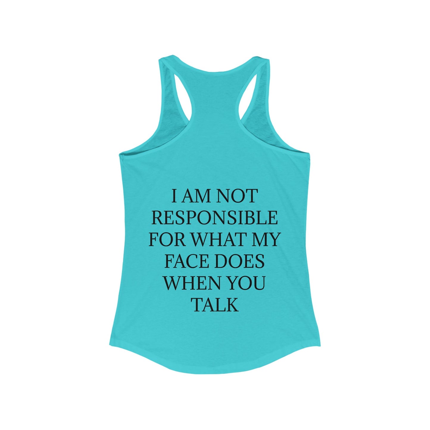When You Talk Women's Racerback Tank