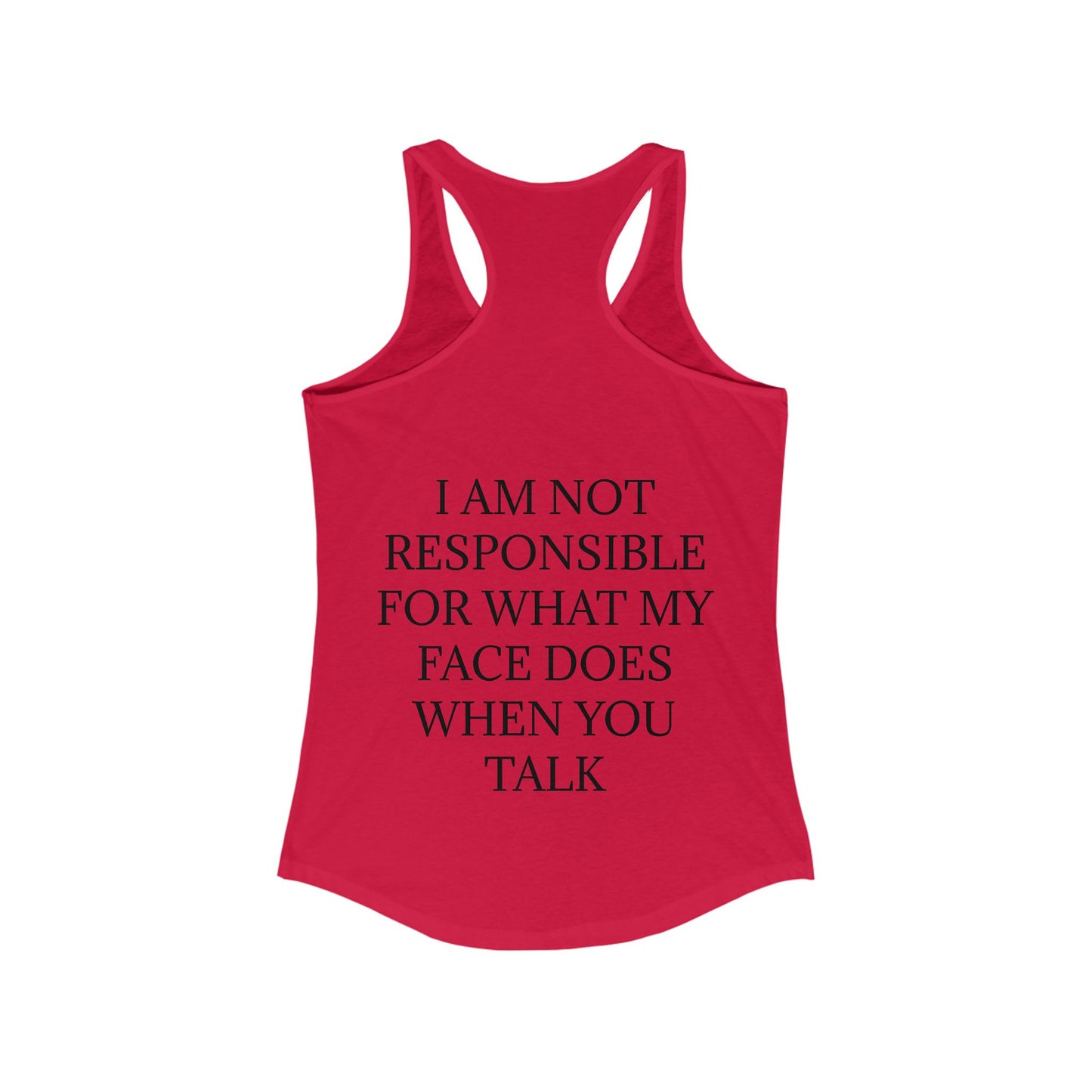 When You Talk Women's Racerback Tank