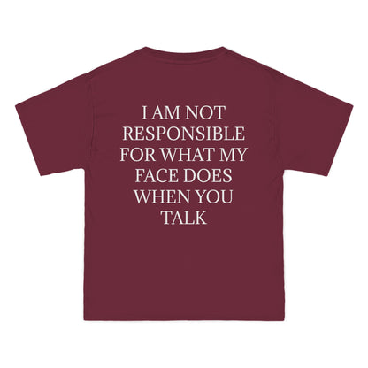 When You Talk Men's Short-Sleeve Crewneck Tee