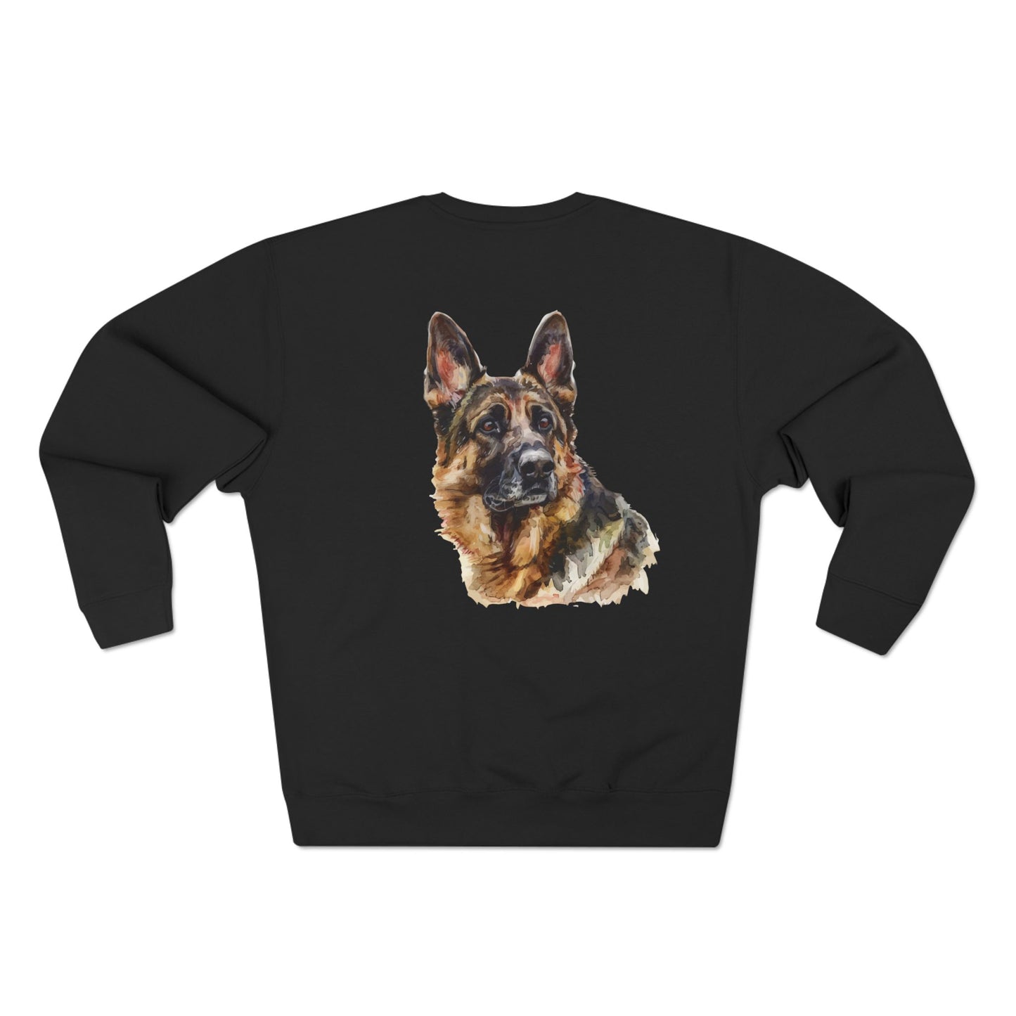 German Shepherd Head Unisex Crewneck Sweatshirt