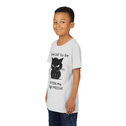 Kitten Me Youth Unisex Short Sleeve Crewneck Tee