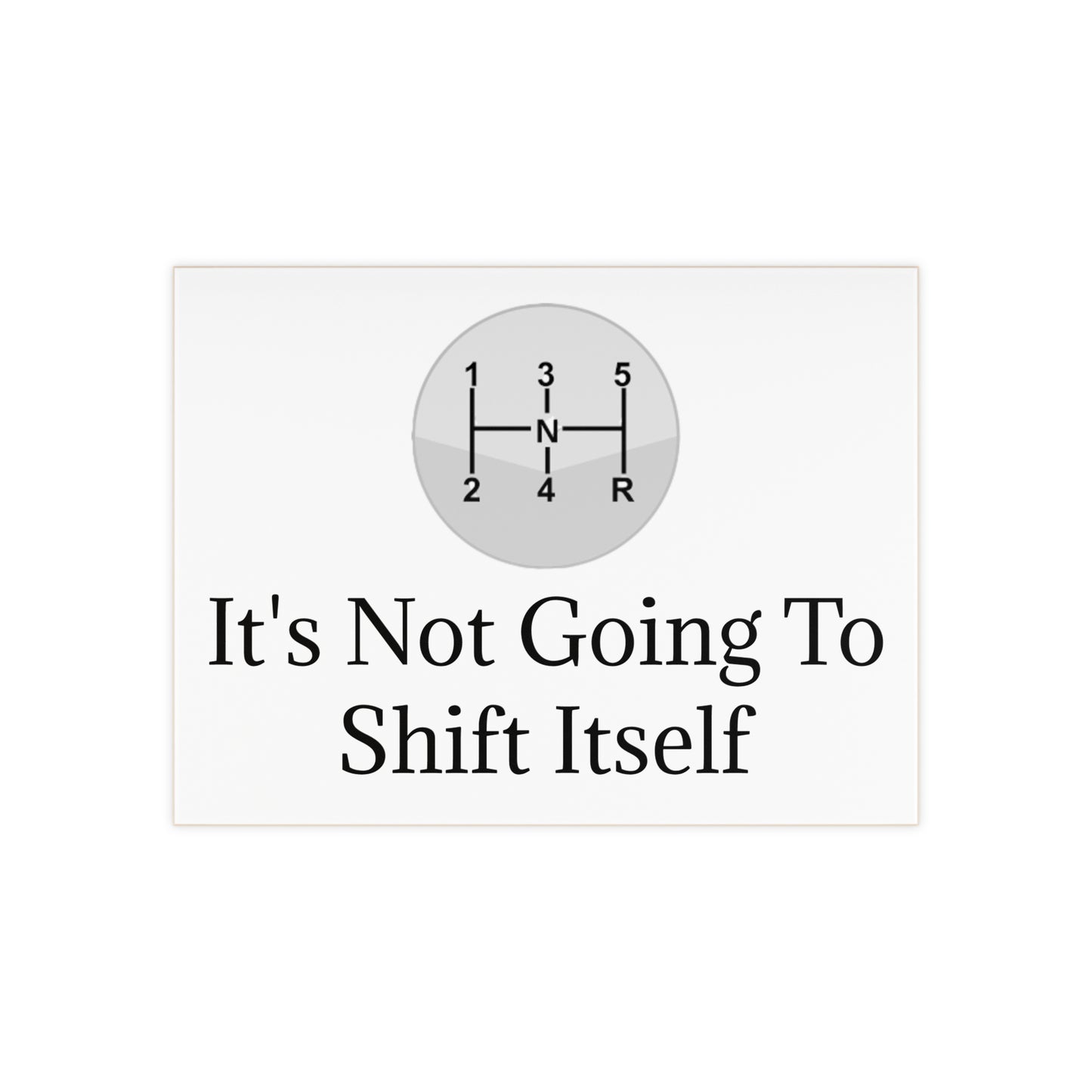 Shift Itself Ceramic Photo Tile