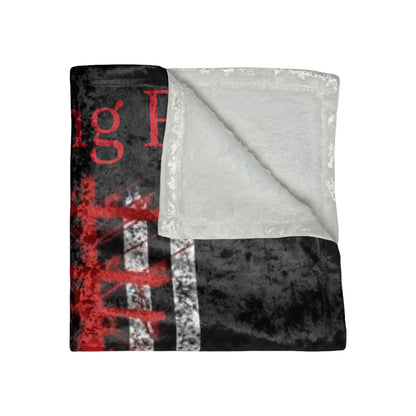 Climbing Poles Crushed Velvet Blanket