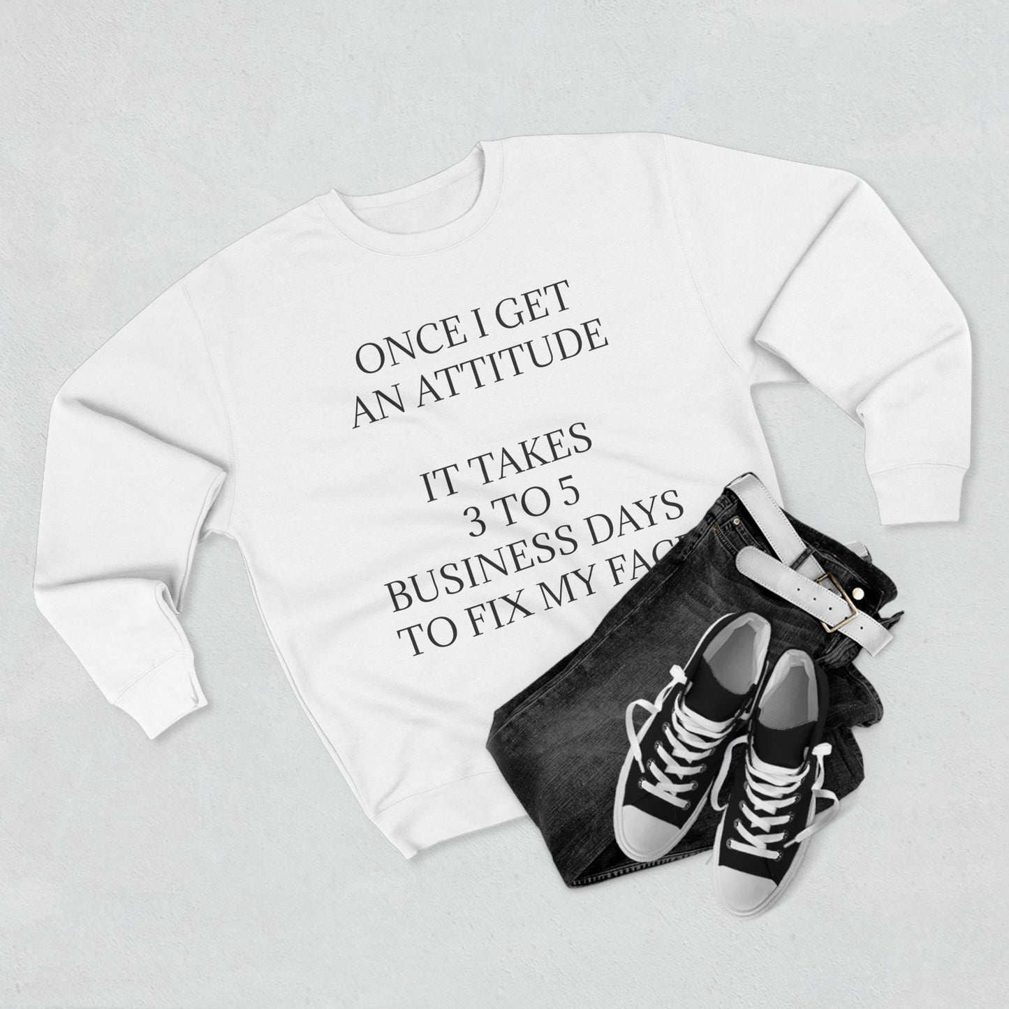 Fix My Face Unisex Crewneck Sweatshirt