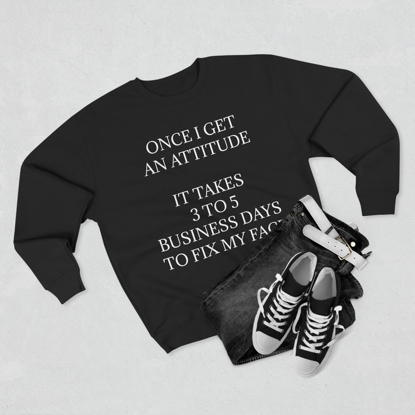 Fix My Face Unisex Crewneck Sweatshirt