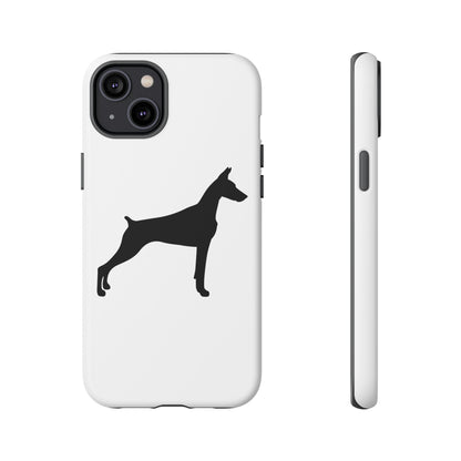 Doberman Silhouette iPhone Case